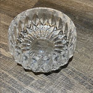 Elegant Clear Crystal Bowl